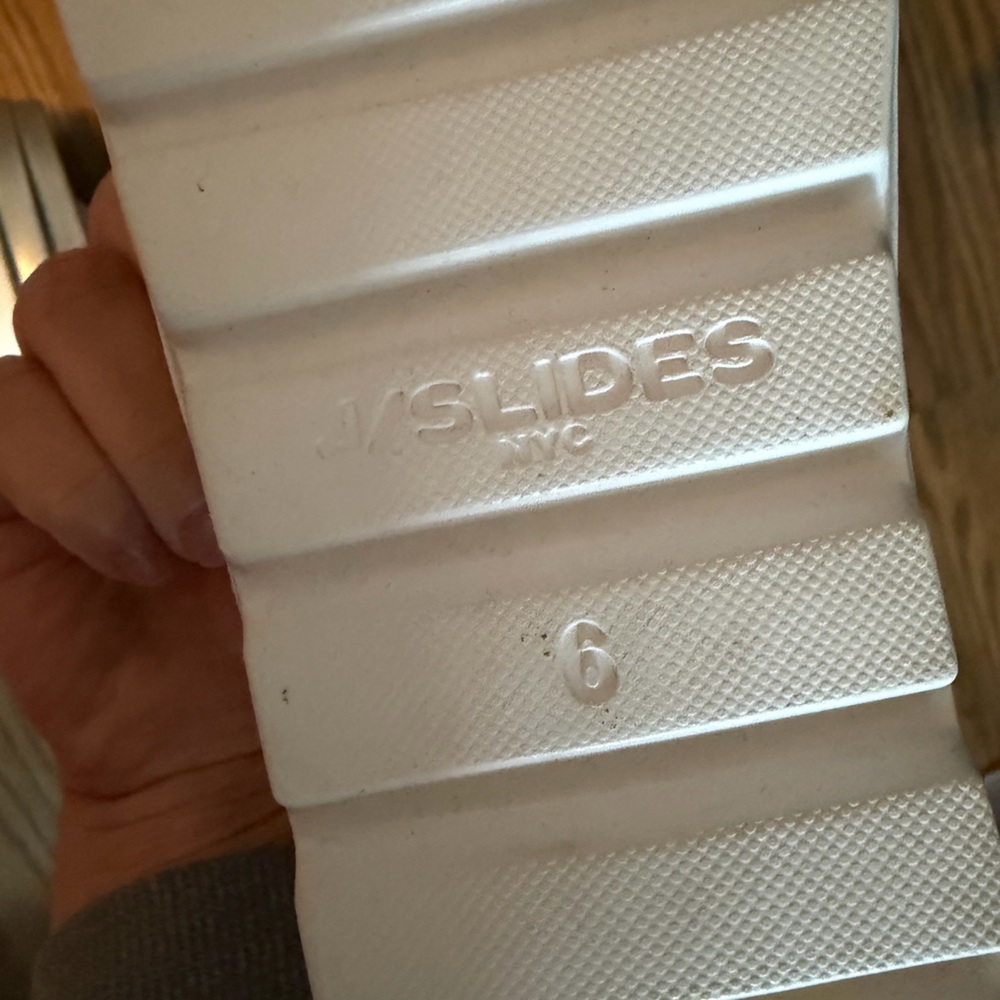 Silver Slide Simple Double Buckle Platform Sandals - image 5